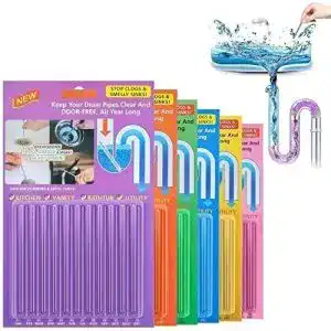 Rohrreinigung dsliha 72 stueck drain cleaner sticks