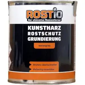 Rostschutzfarbe rostio rostschutzgrundierung kunstharz weissgrau