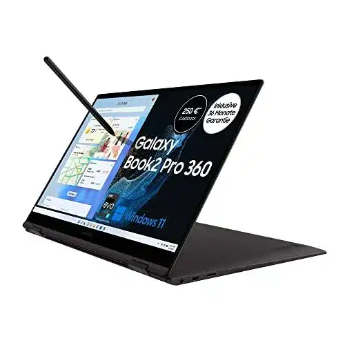Samsung Galaxy Book2 Pro 360 39,62 cm Notebook mit Intel Core i7 und 16 GB RAM