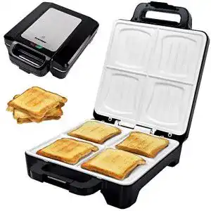 Sandwichmaker keramik syntrox germany 1600 watt xlc muschel