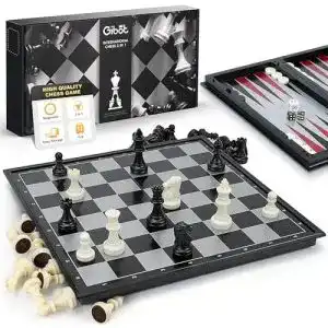 Schachbrett gibot schachspiel magnetisch 3 in 1 schachspiel