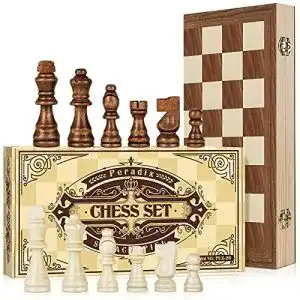 Schachbrett peradix 38 38cm schachspiel aus holz klappbar
