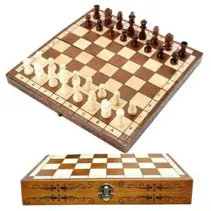 Schachbrett syrace schachspiel schach aus holz fuer kinder