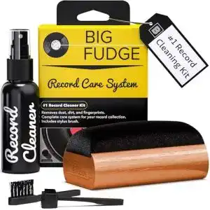 Schallplattenreiniger big fudge 4 in 1 reinigungsset fuer vinyl