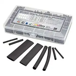 Schrumpfschlauch isolatech 142 tlg 31 mit kleber schwarz set