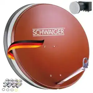 Schwaiger satellitenschuessel schwaiger sat anlage aluminium