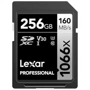 Sdxc 256gb lexar professionelle sdxc uhs i karte
