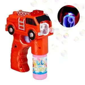 Seifenblasenpistole relaxdays led feuerwehr batteriebetrieben