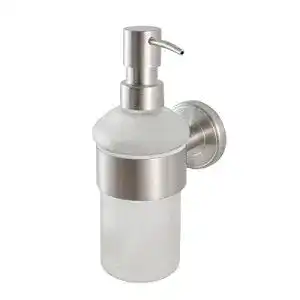 Seifenspender ambiente badserie aus satiniertem glas