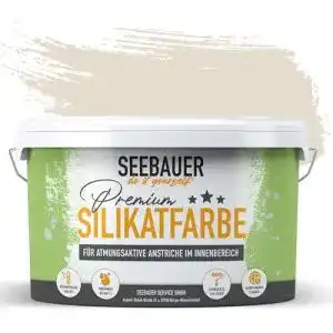 Silikatfarbe innen seebauer diy silikatfarbe beige 5l fuer innen