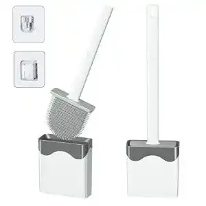 Silikon klobuerste canvint toilettenbuerste aus silikon 2 stueck