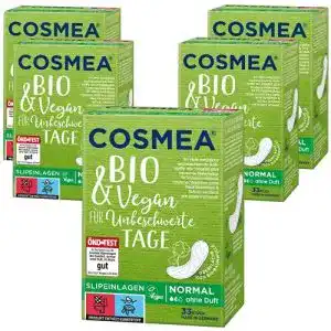 Slipeinlagen baumwolle cosmea bio slipeinlagen normal o duft