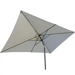 Sonnenschirm grau pure home garden kurbelschirm 300x200 1