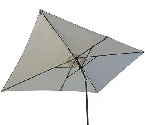 Sonnenschirm grau Pure Home & Garden Kurbelschirm 300×200 cm