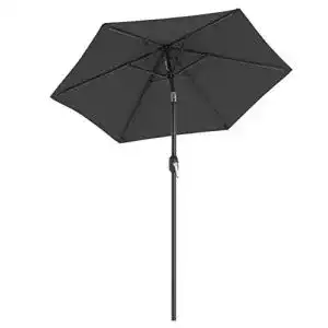Sonnenschirm grau songmics sonnenschirm 210 cm upf 50