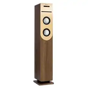 Sound tower auna lautsprecher mit radio cd player bluetooth
