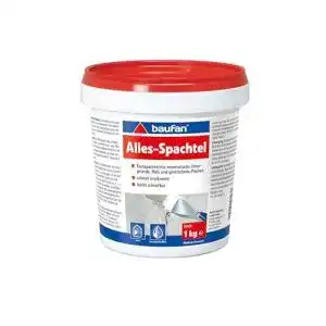 Spachtelmasse baufan alles spachtel weiss 1kg zum ausbessern