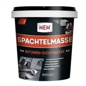 Spachtelmasse mem bitumen fuer loecher risse und bruchstellen