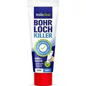 Spachtelmasse woldoclean bohrloch und rissfueller weiss fuer innen