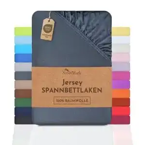 Spannbettlaken 140x200 naturemark jersey spannbettlaken
