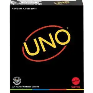 Spielkarten mattel games gyh69 uno minimalista kartenspiel
