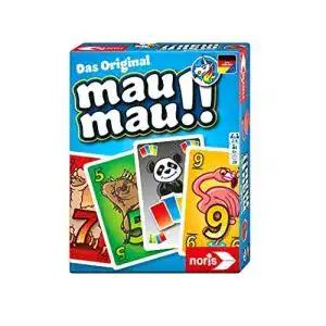 Spielkarten noris 606261972 mau mau tiere