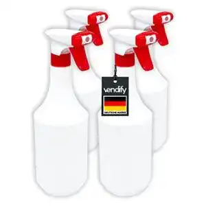 Spruehflasche vendify 4x 1 liter 1000 ml mit schaum duese leer
