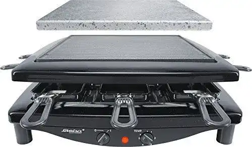 Steba Raclette RC 3 Plus für 8 Personen mit emaillierten Pfännchen