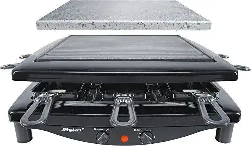 Steba Raclette RC 3 Plus für 8 Personen mit emaillierten Pfännchen