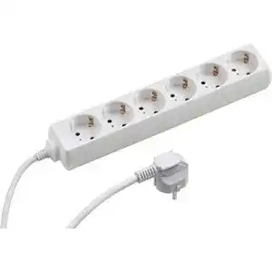 Steckdosenleiste meister 6 fach 14 m kabel weiss