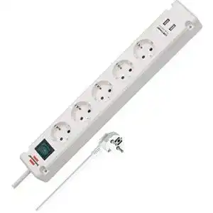 Steckdosenleiste mit usb brennenstuhl bremounta 1
