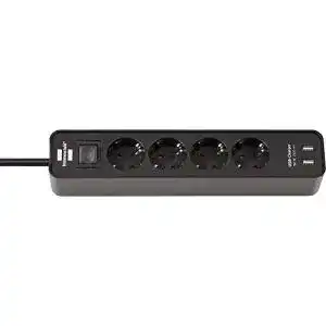 Steckdosenleiste mit usb brennenstuhl ecolor steckdosenleiste