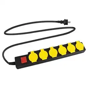 Steckdosenleiste outdoor stagecaptain opss 6 ye 6 fach