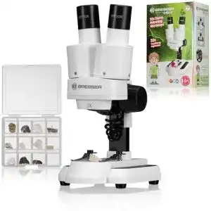 Stereomikroskop bresser junior mikroskop 20x led auflicht