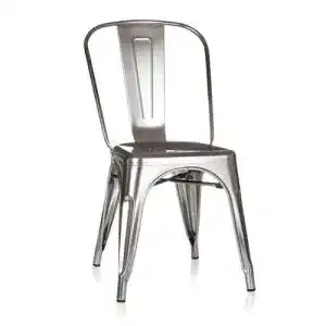 Stuhl hjh office 645025 bistro vantaggio comfort metall platin
