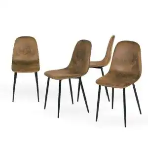 Stuhl homy casa 4er set esszimmerstuehle scandinavian vintage