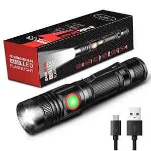Taschenlampe 1000 lumen darkbeam taschenlampe led usb