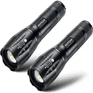 Taschenlampe 1000 lumen kepeak taschenlampe 2pcs sets