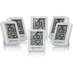Thermometer bresser 6er set hygrometer digitales raum