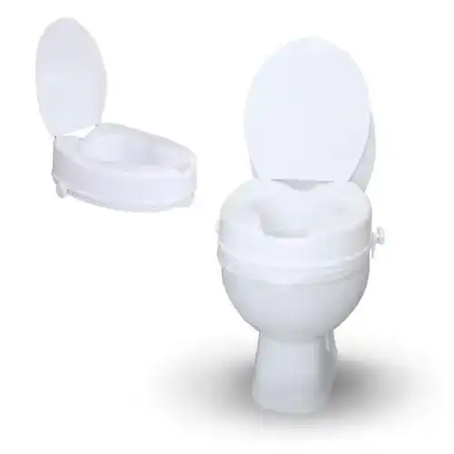 Toilettensitzerhöhung 10 Cm Mit Deckel – Höher Sitzen, Mehr Komfort & Stabilität Bis 200 Kg
