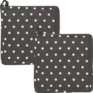 Topflappen redbest untersetzer punkte 2er pack baumwolle