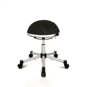 Topstar hocker topstar rollhocker sitness half ball schwarz