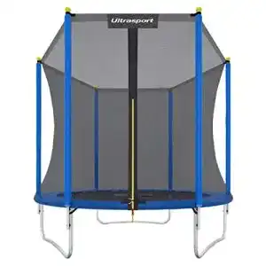 Trampolin 244 cm ultrasport kinder gartentrampolin uni jump