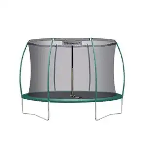 Trampolin 244 cm ultrasport unisex erwachsene deluxe gruen
