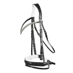 Trensenzaum horze grayson anatomisches zaumzeug leder