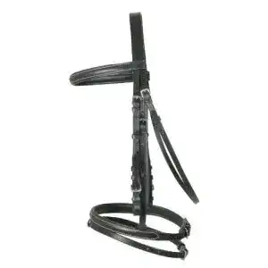Trensenzaum pfiff schwarz pony