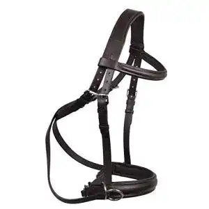 Trensenzaum wonder care gebisslos mit zuegeln vollleder bitless