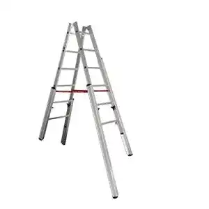 Treppenleiter homry alu treppenstehleiter 2x6 sprossen