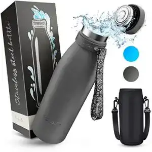Trinkflasche spuelmaschinenfest vezato trinkflasche edelstahl