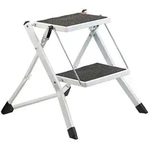 Trittleiter 2 stufen agt trittleiter mini klapptritt aus stahl